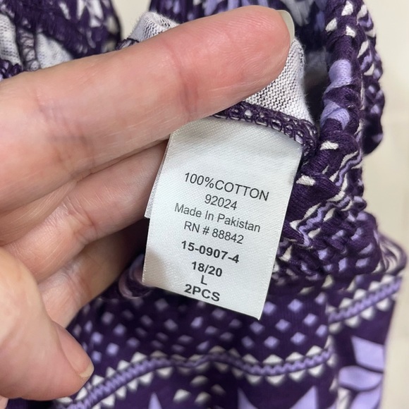 Dreams &. Co L (18/20) 2 piece pajama set - Picture 10 of 12